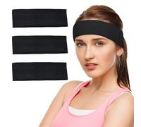 Love My Fashions® 7cm Sports Headbands for Women UK Unisex Wide Plain Stretchy Soft Hair Bandeau for Gym Exercise Yoga