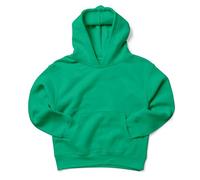 Love My Fashions Boys Hoodie Pullover Sweatshirt Plain top for Children Unisex Hooded Sweater Long Sleeve Top and Jumper for kids Kelly Green