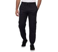 Love My Fashions® Cargo Trousers for Men UK Elasticated Waist with Drawstring Fleece Mens Trouser Cuffed Ankle Cargo Pants Casual Work Trousers Dark Grey