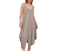 Love My Fashions® Casual Summer Dresses for Women UK Spaghetti Straps V Neck Handkercheif Flare Hanky Hem Polka Dots Print Ladies Sundress Lagenlook Lightweight Party Dress