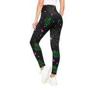Love My Fashions® Halloween Leggings Women High Waisted Stretchy Pants Pumpkin Ghost Skull Skeleton Prints Perfect Party Running Gym Fancy