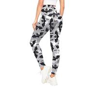 Love My Fashions® Halloween Leggings Women High Waisted Stretchy Pants Pumpkin Ghost Skull Skeleton Prints Perfect Party Running Gym Fancy