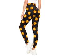 Love My Fashions® Halloween Leggings Women High Waisted Stretchy Pants Pumpkin Ghost Skull Skeleton Prints Perfect Party Running Gym Fancy