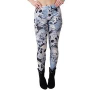 Love My Fashions® Halloween Leggings Women High Waisted Stretchy Pants Pumpkin Ghost Skull Skeleton Prints Perfect Party Running Gym Fancy