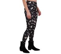 Love My Fashions Halloween Women's Pumpkin Ghost Skull Scary Print High Elasticated Waistband Costume Leggings Ankle Elastic Tights Full Length Fancy Pant in Plus Size UK=(8-30)