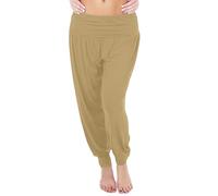 Love My Fashions® Harem Pants for Women UK Yoga High Waist Ali Baba Pants Strechy Workout Loose Fit Ladies Trousers Camel
