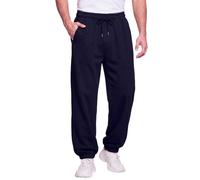 Love My Fashions® Joggers for Men UK Fleece Sweatpants Bottoms with Pockets | Cotton Blend Fabric, Lightweight Feel, Skin-Friendly Material, Closed Hem Finish, Back Pocket