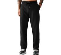Love My Fashions® Joggers for Men UK Tracksuit Jogging Bottoms Men’s Fleece Joggers Open-Hem Sweatpants with Pockets Drawstring Trousers Gym Workout Black