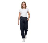 Love My Fashions® Kids Full Length Close Ankle Cuff Plain Active Yoga Sweatpant Athletic Workout Joggers Bottom Drawstring Elastic Waist Fleece Trouser Girls Casual Sports (Navy Blue, 7-8 Years)