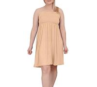 Love My Fashions® Ladies Bandeau Beach Dress for Women UK Elasticated Bust Tankini Top Casual Club Dress Boobtube Party Wear Ruched Mini Clubwear Nightwear Nude