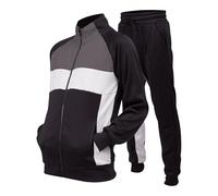 Love My Fashions® Men's Athletic Full-Zip Multi-Print Tracksuits Sports Casual Sweat Suit Slim Fit Warm Up Two-Piece Set
