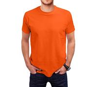 Love My Fashions Men's Round Neck Short Sleeves Plain T-Shirt