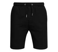 Love My Fashions Men's Shorts tarley Fleece Jogging Sweat Shorts with Pockets Jogger Shorts Men Drawstring Comfy Jersey Shorts for Men UK Black
