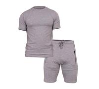 Love My Fashions® Men's Tracksuit Shirt & Shorts 2 Pieces Suit Activewear Co Ord Shorts Set Summer Casual Gym Running Sport Outfits