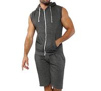 Love My Fashions® Men's Tracksuit Shirt & Shorts 2 Pieces Suit Activewear Co Ord Shorts Set Summer Casual Gym Running Sport Outfits