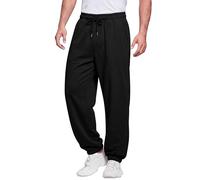 Love My Fashions Mens Trousers Fleece Tracksuit Bottoms Elasticated Drawstring with Zip Pockets Cuffed Sweatpants Gym Sports Joggers Mens