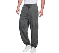Love My Fashions Mens Trousers Fleece Tracksuit Bottoms Elasticated Drawstring with Zip Pockets Cuffed Sweatpants Gym Sports Joggers Mens
