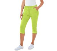 Love My Fashions® Short for Women UK Knee Length Shorts Ladies Capri Stretch Cropped 3/4 Italian Casual Drawstring Shorts with Pockets Comfy Plus Sized Apple Green