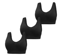 Love My Fashions® Sports Bras for Women 1 & 3-Pack Super Comfort Bra Wirefree Seamless NonPadded Everyday Sleeping Gym Yoga Bralette