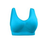 Love My Fashions® Sports Bras for Women 1 & 3-Pack Super Comfort Bra Wirefree Seamless NonPadded Everyday Sleeping Gym Yoga Bralette Turquoise