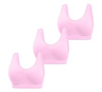 Love My Fashions® Sports Bras for Women 1 & 3-Pack Super Comfort Bra Wirefree Seamless NonPadded Everyday Sleeping Gym Yoga Bralette