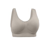 Love My Fashions® Women's Sports Bra Nonpadded 3-Pack Everyday Wear Seamless Super Comfort Sleep Bras Yoga Stretch Crop Top Vest Nude