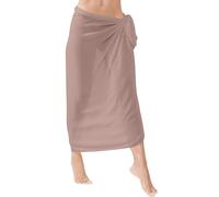 Love My Fashions® Sexy Chiffon Sarong for Women Swimsuit Sarongs Beachwear Bikini Cover Ups Beach Wrap Sarong Pareo Skirt Dark Pink