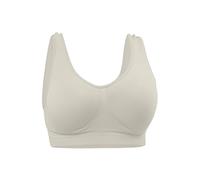 Love My Fashions® Seamless Sports Bras for Women Wireless Bralette Non Padded Stretch Super Comfort Sleep Bra for Yoga Gym Workout and Fitness Crop Top Vest Beige