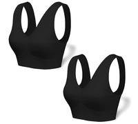 Love My Fashions® Sports Bras for Women Padded Seamless Wirefree Comfort Sleep Bra Stretch Crop Tops Vest for Gym Yoga Running Workout Fitness