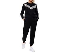 Love My Fashions® Womens Tracksuit 2 Piece Set Plain Multi Printed Full Sleeves Side Panel Ladies Co ord Set Loungewear Outfit For Sports Workout