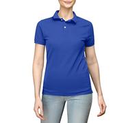 Love My Fashions® Women’s Plain Polo Shirt Knitted Collar and Cuffed Short Sleeves Casual T-Shirt & Classic Sports Top for Ladies Plus Sizes Burgundy