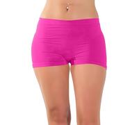 Love My Fashions ® Women's Boyshort Microfibre High Waist Boxers Seamless Stretchy Full Coverage Underwear for Ladies Rose