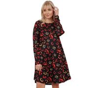 Love My Fashions® Womens Halloween Dress Scary Costume Adults Ghost Skull with Scary Bats Pumpkin Party Wear Womens Top