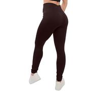 Love My Fashions® Womens High Waisted Fleece Lined Yoga Leggings Soft and Casual Winter Warm Thick Stretchy Tights for Ladies Brown