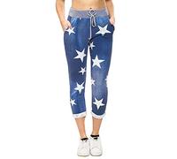 Love My Fashions Womens Multi Floral Check Tartan Print Italian Ribbed Waistband Casual Summer Trousers Jogging Exercise Running Cotton Outwear
