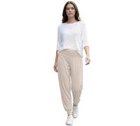 Love My Fashions Womens Pants Trousers Alibaba Harem Ankle Cuff, Plain - Beige, Large X-Long