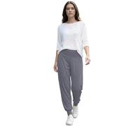 Love My Fashions Womens Pants Trousers Alibaba Harem Ankle Cuff, Plain - Grey, Large X-Long