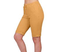 Love My Fashions® Women's Plain 3/4 Italian Magic Shorts Soft & Stretchy Knee Length Capri Cropped Trousers with Elastic Waist Drawstring and Side Pockets Casual Summer Wear