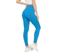 Love My Fashions® Women's Plain High Waisted Legging Stretchy Workout Bottoms Elasticated Soft Full Length Ladies Yoga Tights for Gym and Casualwear Turquoise