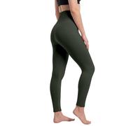 Love My Fashions® Womens Super Soft High Waisted Elasticated Warm Thick Fleece Lined Seamless Full Length Leggings Khaki