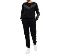 Love My Fashions® Womens Tracksuit 2 Piece Set Plain Multi Printed Full Sleeves Side Panel Ladies Co ord Set Loungewear Outfit For Sports Workout