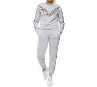Love My Fashions® Womens Tracksuit 2 Piece Set Plain Multi Printed Full Sleeves Side Panel Ladies Co ord Set Loungewear Outfit For Sports Workout