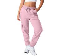 Love My Fashions® Womens Walking Cargo Trousers Casual Ladies Hiking Cargo Trousers Tracksuit Bottoms for Work Travel Hiking Pants Outdoor Trouser Baby Pink