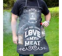 Love My Meat BBQ Cooking Apron For Men - BBQ Gift Boxer Gifts Multi One Size