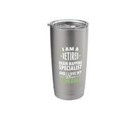 Love My New Schedule Retired Brain Mapping Specialist Stainless Steel Insulated Tumbler