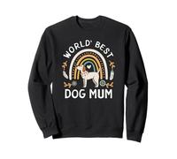 Love My Pup Colorful Rainbow Supercute Worlds Best Dog Mum Sweatshirt