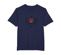 Love My Pup Dog Lover Design for Pet Owners T-Shirt, Men's Big and Tall, Navy, 4X Tall