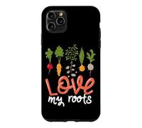Love My Roots Quote Vegetables Growing Flowers Gardening Case for iPhone 11 Pro Max