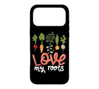 Love My Roots Quote Vegetables Growing Flowers Gardening Case for iPhone 17 Pro Max