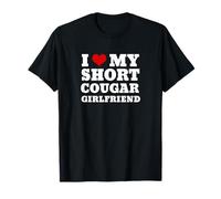 Love My Short Cougar Girlfriend I Heart My Cougar GF T-Shirt